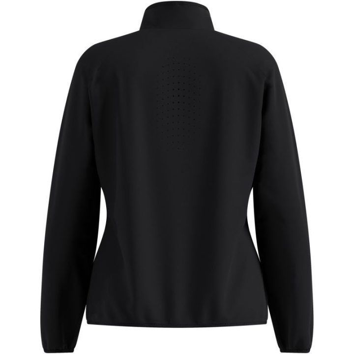 Moteriška bėgimo striukė nuo vėjo Odlo Essential Light, juoda