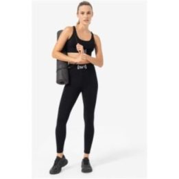 Moteriškos sportinės tamprės su merino vilna Super.Natural, juodos