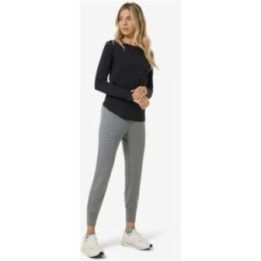 Moteriški vilnoniai marškinėliai Super.Natural Casual Rib Bio J LS, juodi