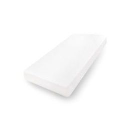 Neperšlampama jersey paklodė kūdikio lovytei MATEX 70x140, balta