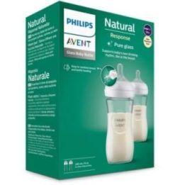 Stiklinių buteliukų rinkinys Philips Avent, 2 × 240 ml