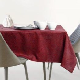 Staltiesė 155×500 cm bordo spalvos AmeliaHome