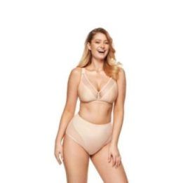 Zara/FW kelnaitės aukštu liemeniu, tamsiai smėlio