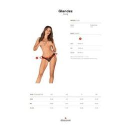 Glandez stringai Obsessive – juoda