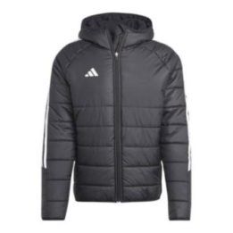Vyriška žieminė striukė su gobtuvu adidas Tiro 24, juoda