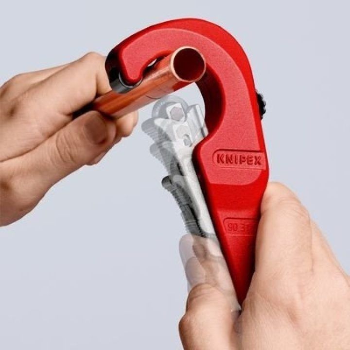 Vamzdžių pjaustytuvas Knipex 90 31 02 SB, 6–35 mm, raudonas