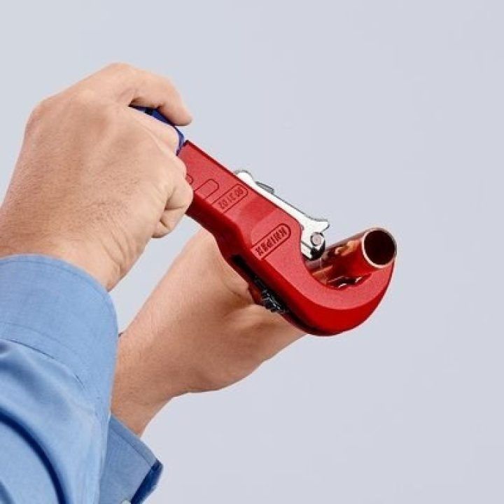 Vamzdžių pjaustytuvas Knipex 90 31 02 SB, 6–35 mm, raudonas