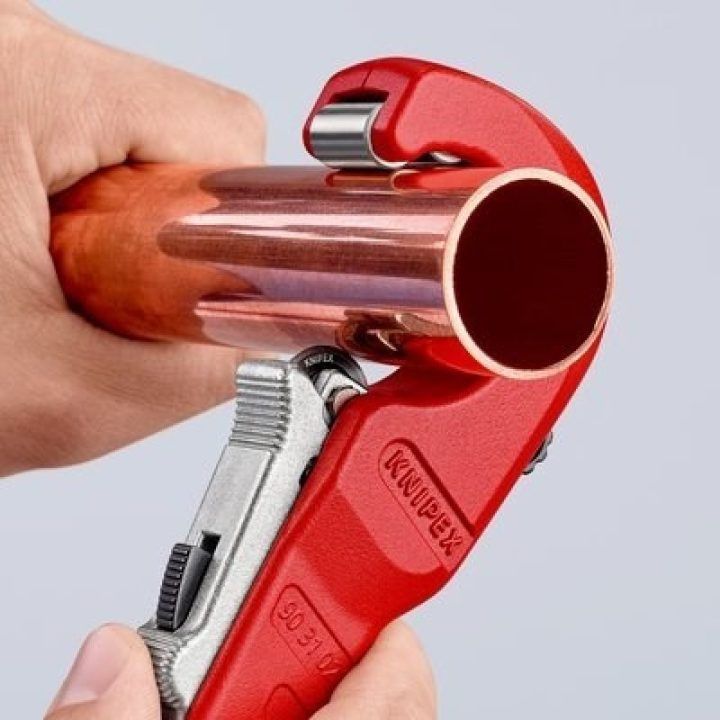 Vamzdžių pjaustytuvas Knipex 90 31 02 SB, 6–35 mm, raudonas
