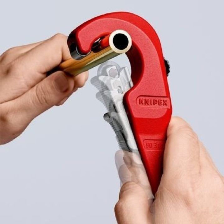 Vamzdžių pjaustytuvas Knipex 90 31 02 SB, 6–35 mm, raudonas