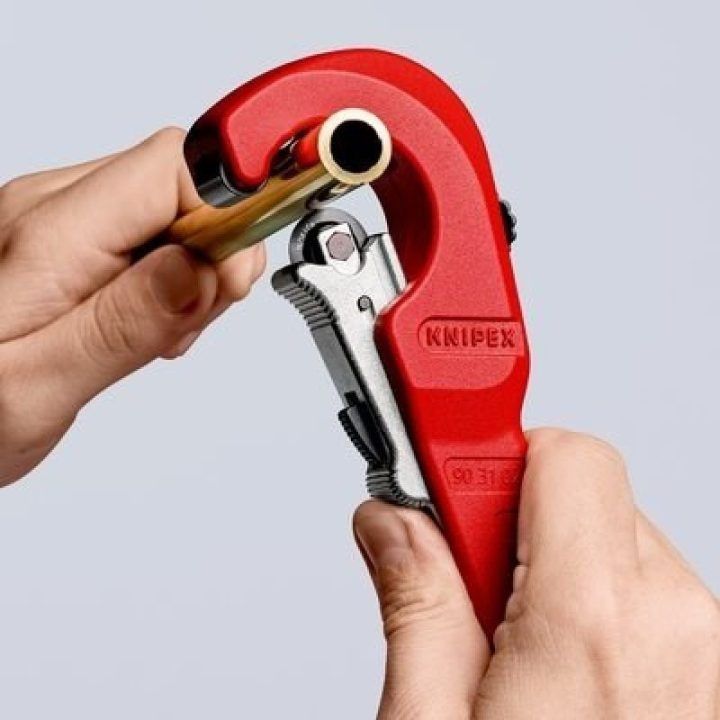 Vamzdžių pjaustytuvas Knipex 90 31 02 SB, 6–35 mm, raudonas