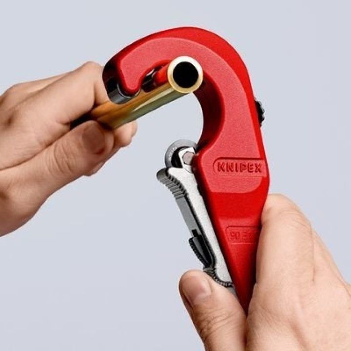 Vamzdžių pjaustytuvas Knipex 90 31 02 SB, 6–35 mm, raudonas