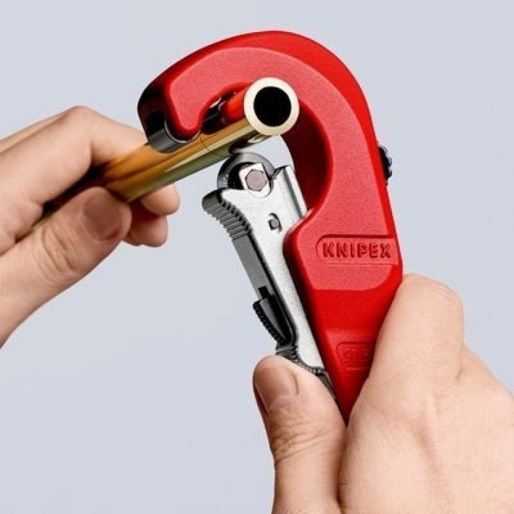 Vamzdžių pjaustytuvas Knipex 90 31 02 SB, 6–35 mm, raudonas