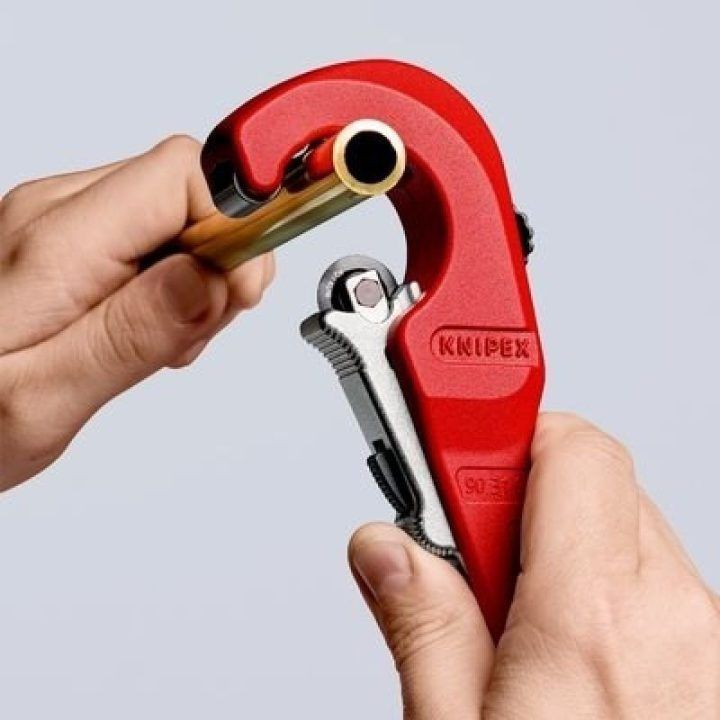 Vamzdžių pjaustytuvas Knipex 90 31 02 SB, 6–35 mm, raudonas
