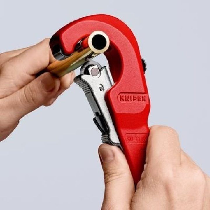Vamzdžių pjaustytuvas Knipex 90 31 02 SB, 6–35 mm, raudonas