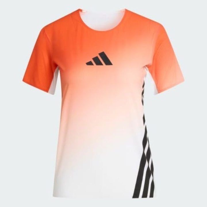 Moteriški bėgimo marškinėliai adidas TERREX Xpr Pro, balti ir oranžiniai