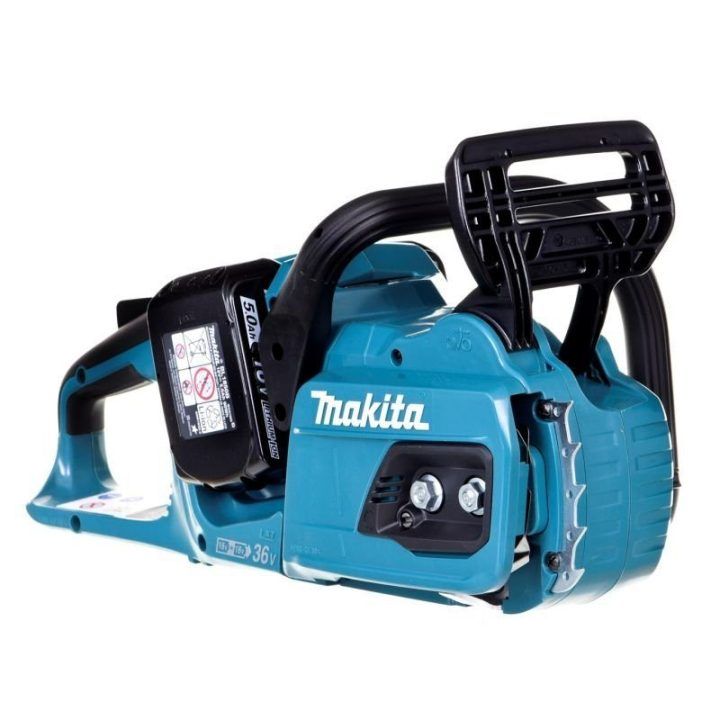 Grandininis pjūklas Makita, 18 V, baltas ir mėlynas