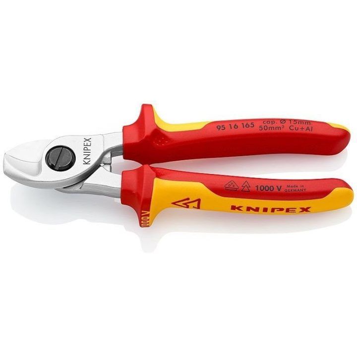 Kabelių kirpimo replės Knipex 95 16 165, 165 mm