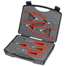 Fiksavimo žiedų replių rinkinys Knipex, 8 vnt., 260 × 80 × 210 mm