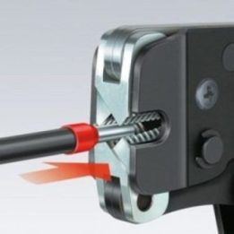 Replės kabelių antgalių įvorėms Knipex, 10/16 mm²