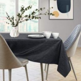 Staltiesė juoda 155×200 cm AH VESTA