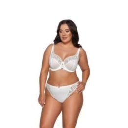 Moteriškos braziliško tipo kelnaitės Ava Lingerie, kreminės