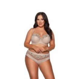 Dalinai sutvirtinta liemenėlė Ava Lingerie, šviesiai rožinė
