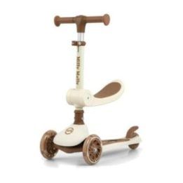 Triratis paspirtukas su sėdyne Milly Mally Scooter FUZZY Classic