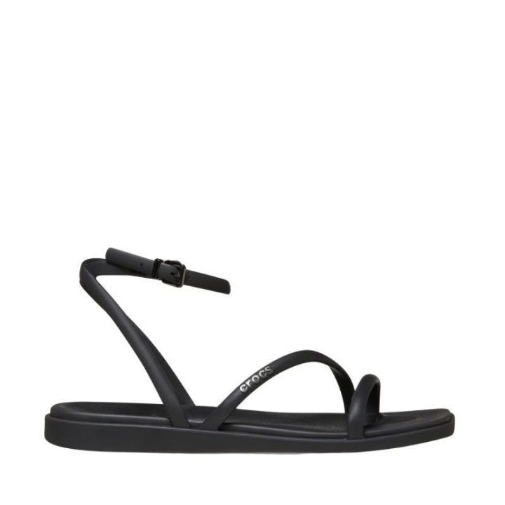 Moteriškos basutės su kulno dirželiu Crocs Miami, juodos