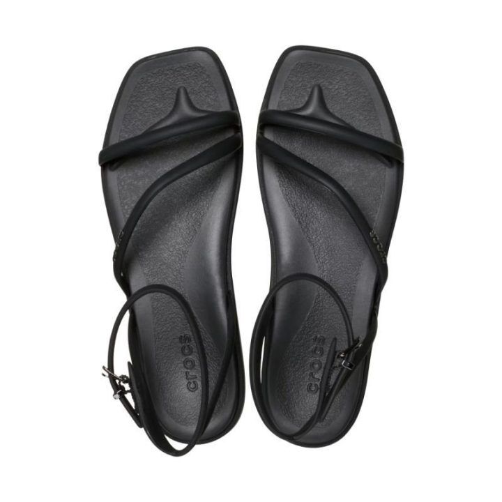 Moteriškos basutės su kulno dirželiu Crocs Miami, juodos