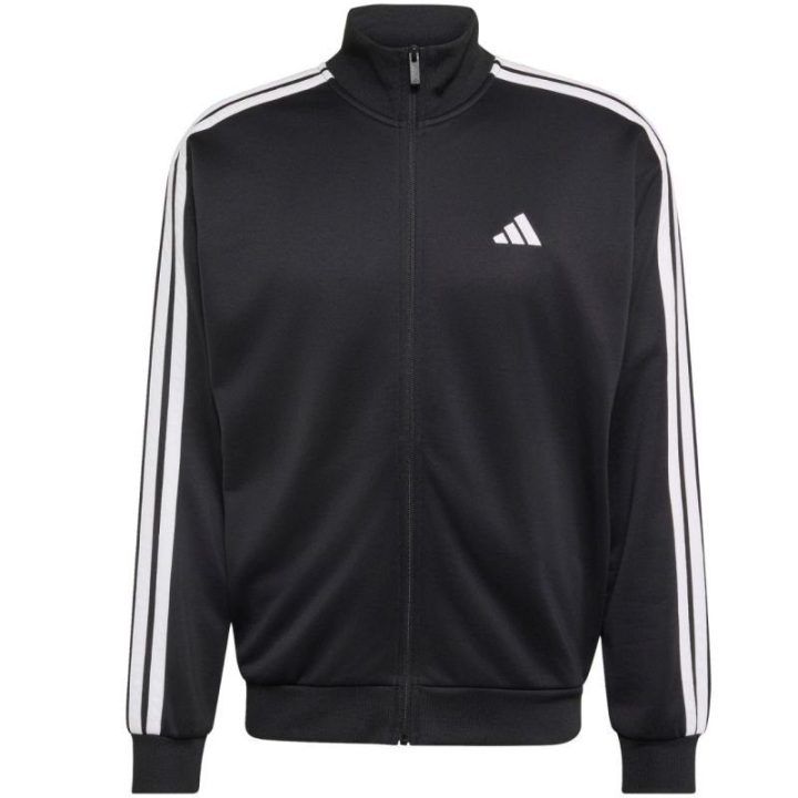 Vyriškas sportinis kostiumas adidas 3-Stripes French Terry, juodas