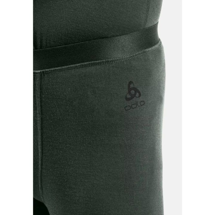 Vyriškos ilgos tamprės Odlo Merino 160, žaliai mėlynos