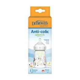 Buteliukas plati kakleliu 150 ml Dr. Browns Options+