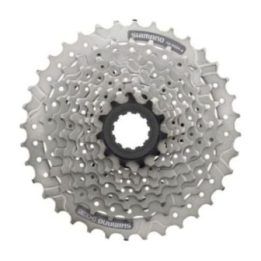 Dviračio kasetė 9 pavarų Shimano Acera, sidabrinė