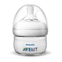 Buteliukas 60 ml su minkštu čiulptuku Natural Avent