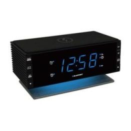 Žadintuvas su radiju, belaidžiu įkrovimu ir LED ekranu Blaupunkt
