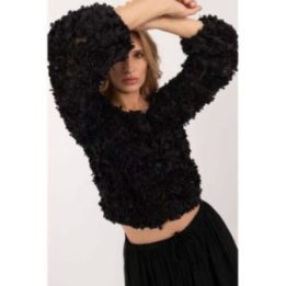 Moteriška palaidinė su atvirais pečiais Italy Moda, juoda