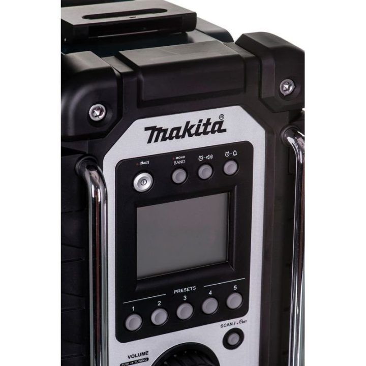 Radijas FM/AM Makita, juodos ir turkio spalvos