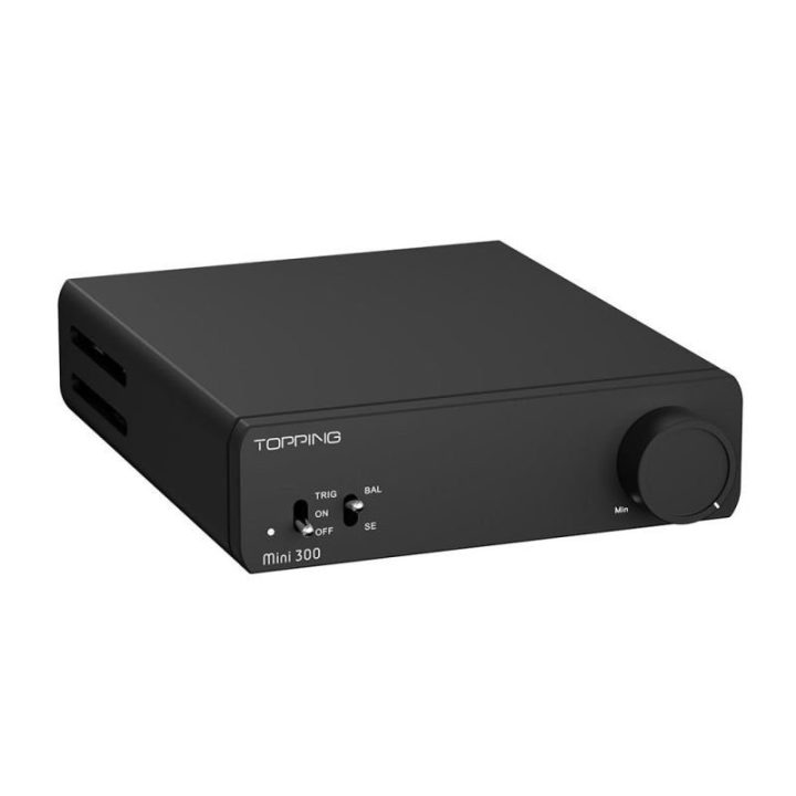 Stereo galios stiprintuvas D klasės Topping Mini 300, juodas