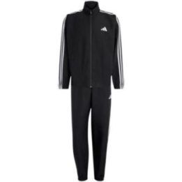 Vyriškas sportinis kostiumas adidas 3-Stripes Woven, juodas