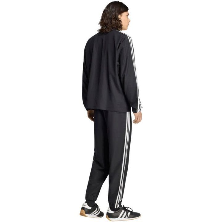 Vyriškas sportinis kostiumas adidas 3-Stripes Woven, juodas