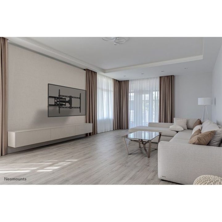 TV sieninis laikiklis NewStar NeoMounts, juodas
