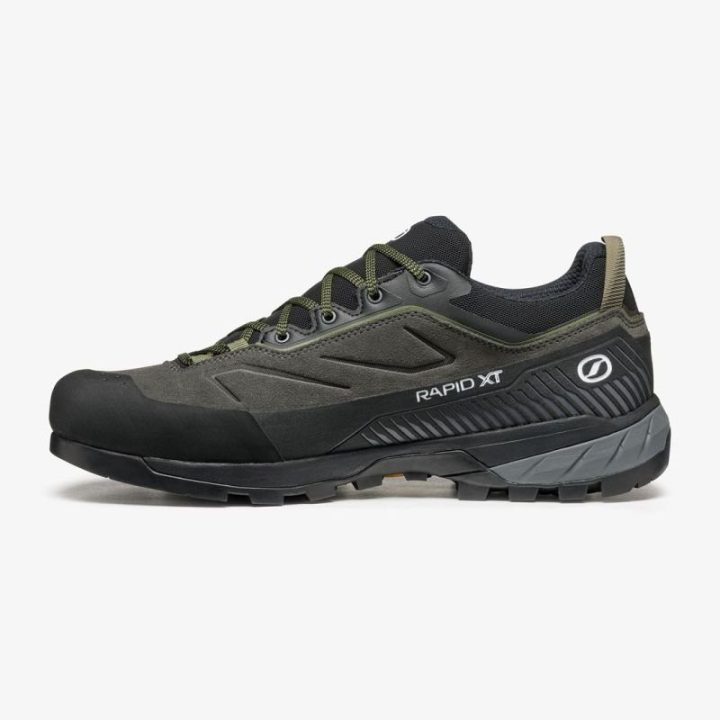 Vyriški batai su GORE-TEX membrana Scarpa Rapid XT, tamsiai chaki