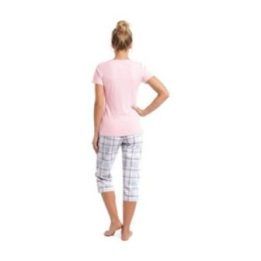 Moteriška pižama su 3/4 ilgio kelnėmis Donna, rožinė