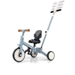 5 viename vaikiškas dviratukas „Milly Mally Optimus Max“, denim