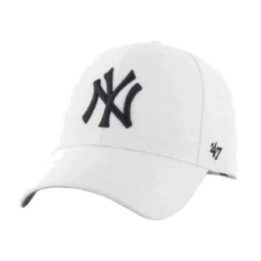 New York Yankees kepurė su snapeliu, balta