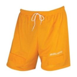 Bauer Core Mesh šortai su suspensoriumi, oranžiniai