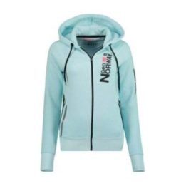 Moteriškas džemperis su gobtuvu Geographical Norway, žydras