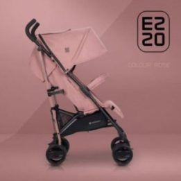 Skėtuko tipo sportinis vežimėlis su reguliuojamu atlošu Euro-Cart Ezzo, rožinis