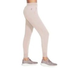 Moteriškos sportinės kelnės su raišteliu Skechers Restful, rožinės