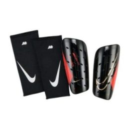 Blauzdų apsaugos Nike Mercurial FlyLite SuperLock, juodos, vėdinamos